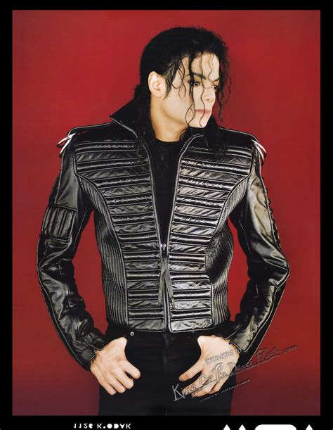 michael jackson with leather jacket